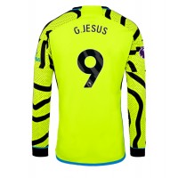 Arsenal Gabriel Jesus #9 Bortedrakt 2023-24 Langermet